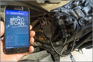 OBDII scanner for BMW motorcycles