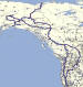 Alaska and Canada adventure ride map