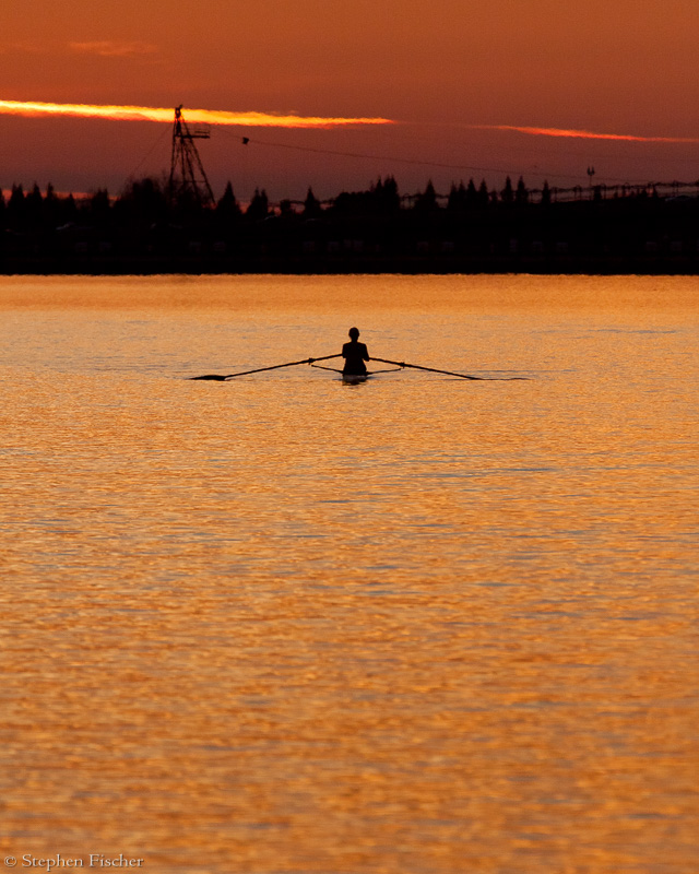 Sunset rower