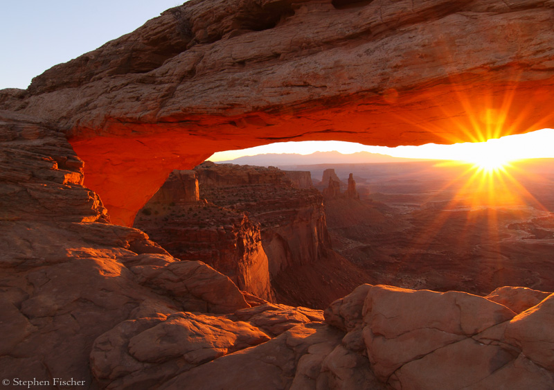 Mesa arch sunburst