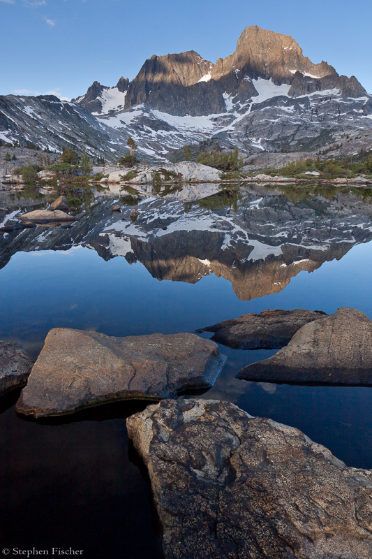Alpine lake reflections