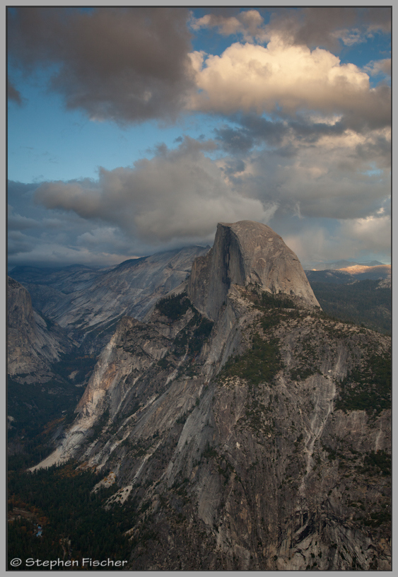 Half Dome and Clouds rest