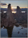 Mono lake sunbeam