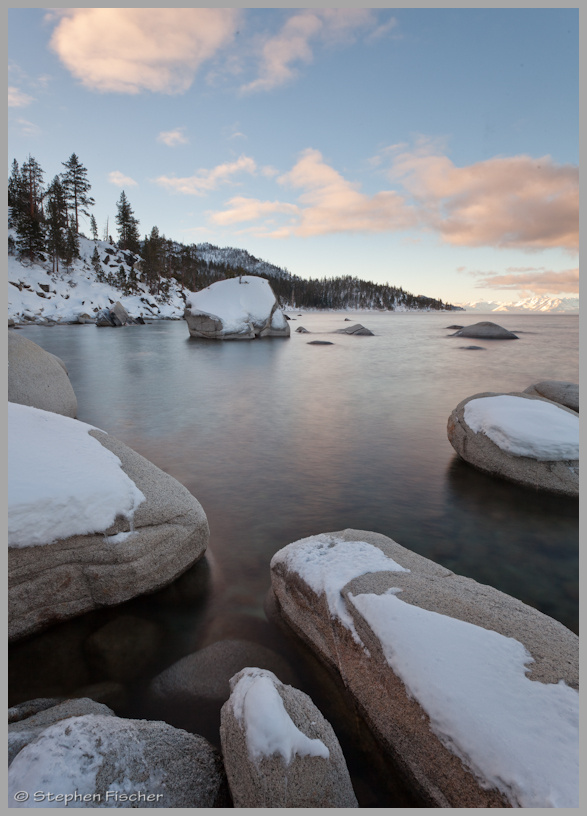 Sand harbor winter