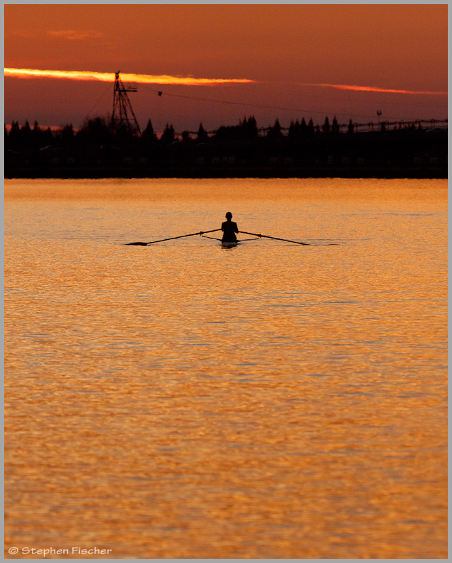 Sunset rower