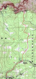 TOPO map from Badger Pass to Dewey Point