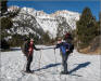 John and Randy at the start of the Sierra transect