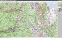 Sierra winter transect route
