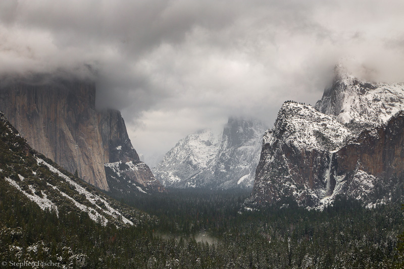 Winter Yosemite storm