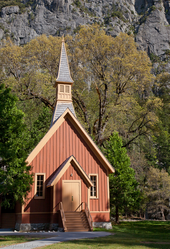 Yosemite chapel spring