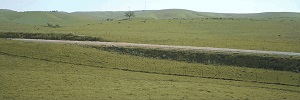 Timelapse sequence of pasture getting leveled for development