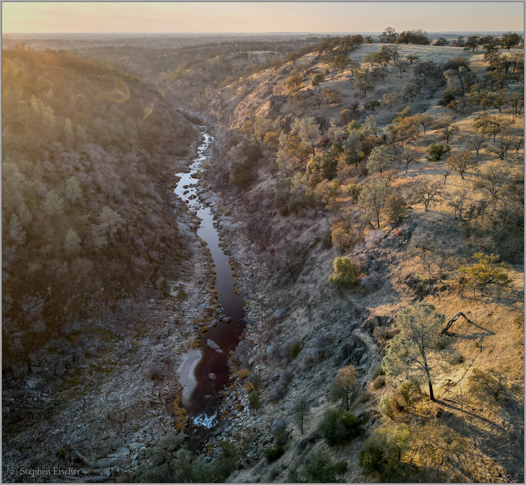 Cosumnes River sunset