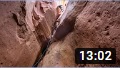 Constrychnine slot canyon exploration video on YouTube