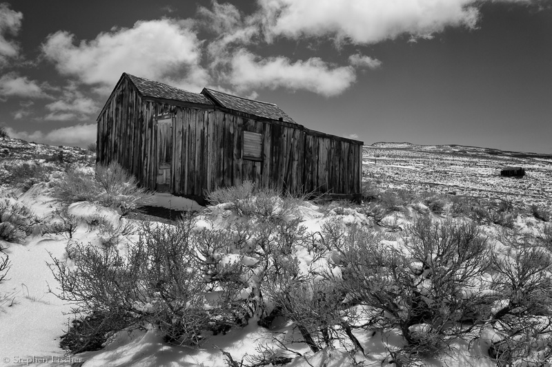 Bodie winter cabin