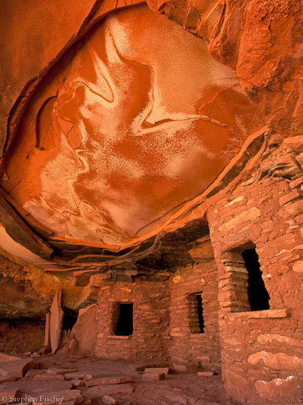 Fallen roof ruins