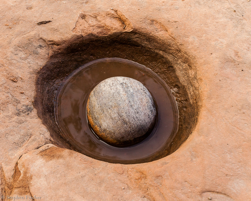 Grinding rock